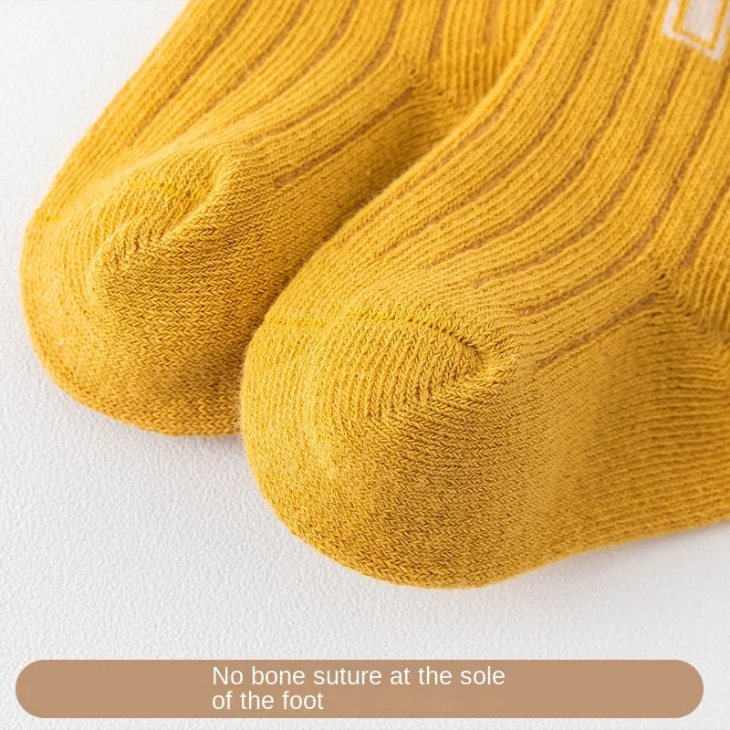 Socken für Neugeborene, Baby-Mather-Kindersocken, süße Mädchen-Jungen-Babysocken, Kleinkinder, Socken, Kinder, Bodensocken aus Baumwolle, Baby-Accessoires