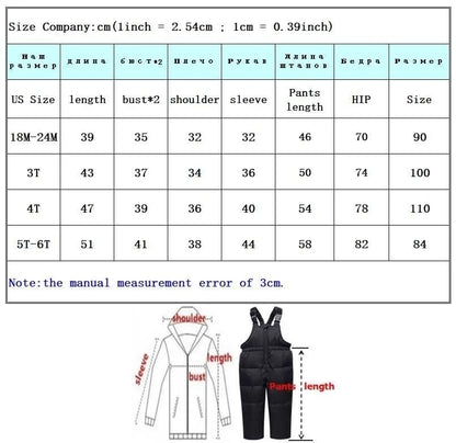 Children Clothing Set Hooded Parka Boy Baby Overalls toddler Girl Clothes Winter Warm Down Jacket Kids dinosaur Coat Snowsuit