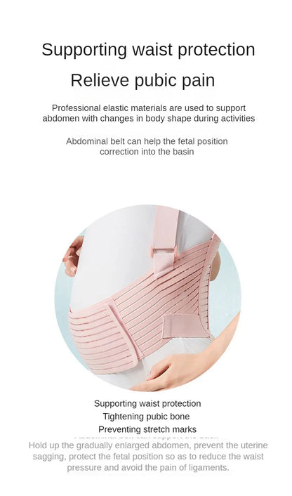 MOOZ Pregnant Women Support Belly Band Care for Pregnancy Breathable Adjustable Postpartum Girdle Pregnancy Products CDC018