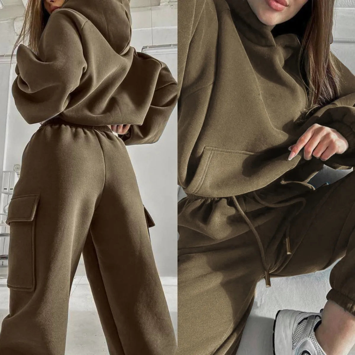 Hoodies And Pants Hoodies Set Clothes Women Two Pieces Sweatshirts trousers sets sets for women 2 pieces Woman clothing