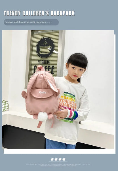 Neue Mode Kinder Schultaschen Bunny Tragbare Rucksäcke Kinder Reiserucksäcke Niedlichen Jungen und Mädchen Schulbuch Rucksack 20L