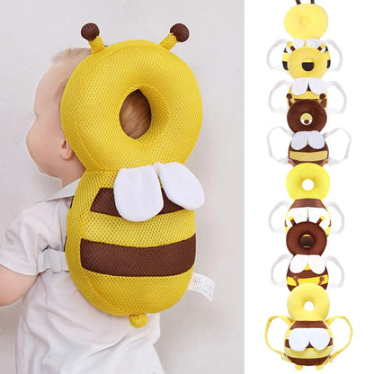 Baby Backpack Head Protection Pillow Head Protector Backpack Fall Protection Adjustable Head Back Guard Newborn Head Protection