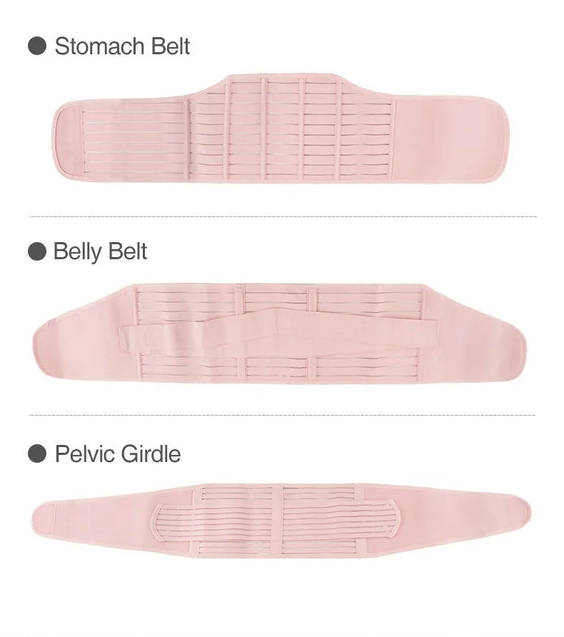 3in1 Postpartum Belly Band&Support Breathable After Pregnancy Belt Belly Maternity Bandage Band Pregnant Women Shapewear Clothes