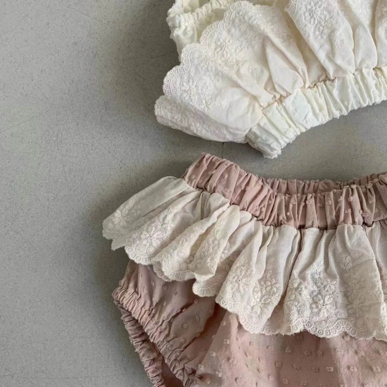 Kinderkleidung Sommer &amp; Frühjahr Neue Neugeborenen Baby Shorts für Mädchen Kinder Spitzen Shorts Elastischer Bund Niedliche Hose für Kleinkind