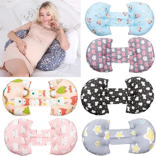 Waist Pillow for Pregnant Women Multifunctional Abdominal Protection Side Lying Artifact U-shaped Cushion Maternity Body Pillow