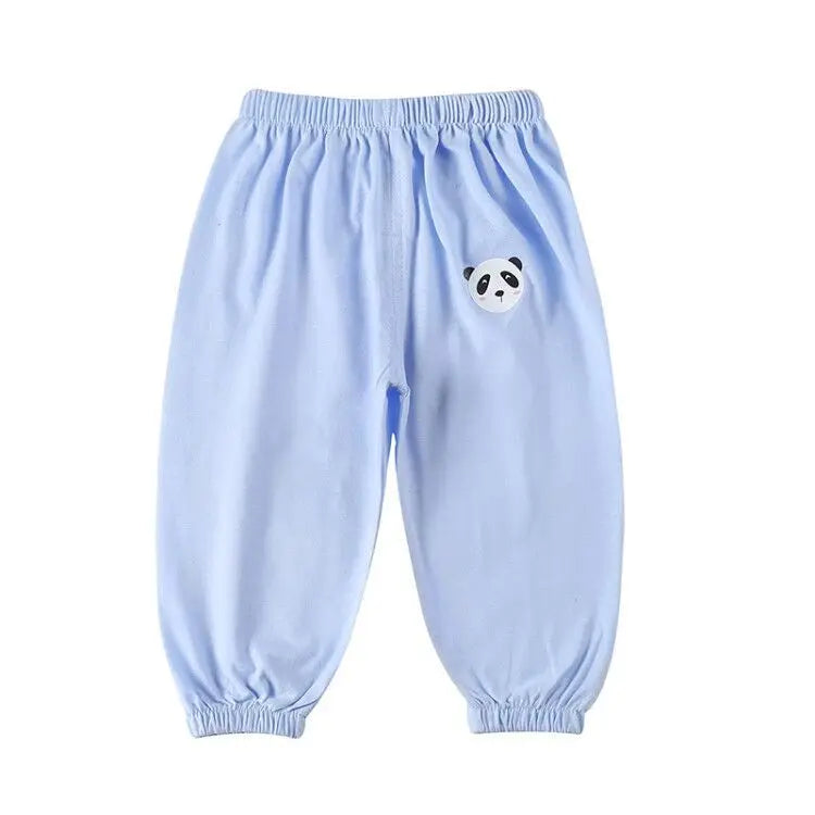 Children's Cotton Anti Mosquito Pants Baby Boys and Girls Thin Loose Casual Bloomers 1 2 3 4 5 Years Summer Kids Pants