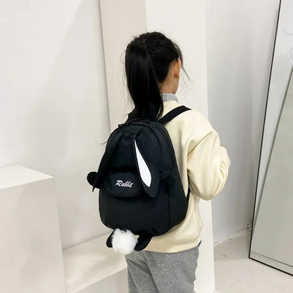 New Fashion Children School Bags Bunny Portable Backpacks Kids Travel Rucksacks Cute Boys and Girls School Book Backpack 20L