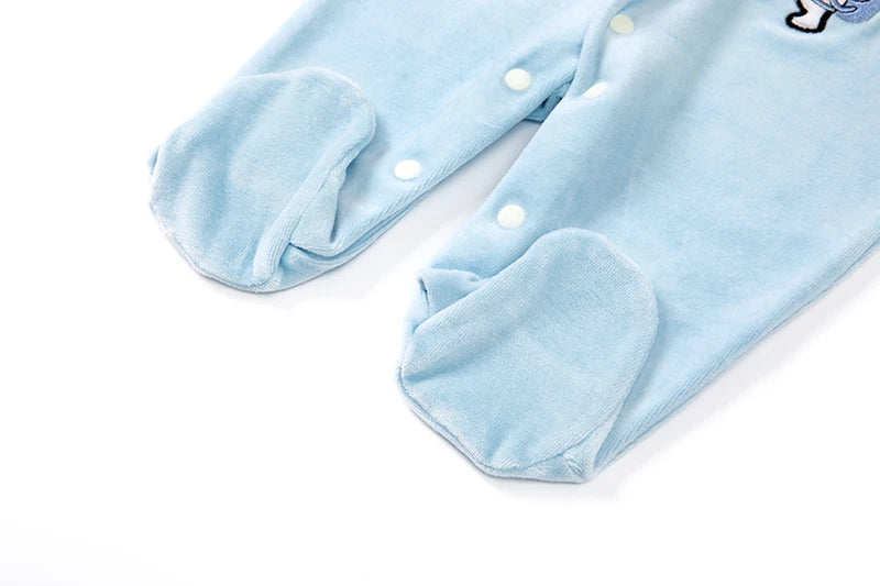 Newborn Baby Clothes Rompers Boys Girls Bodysuits Baby Footies Homedress Pajama Soild Jumpsuit 0-9 Months Baby Toddler Sleepwear