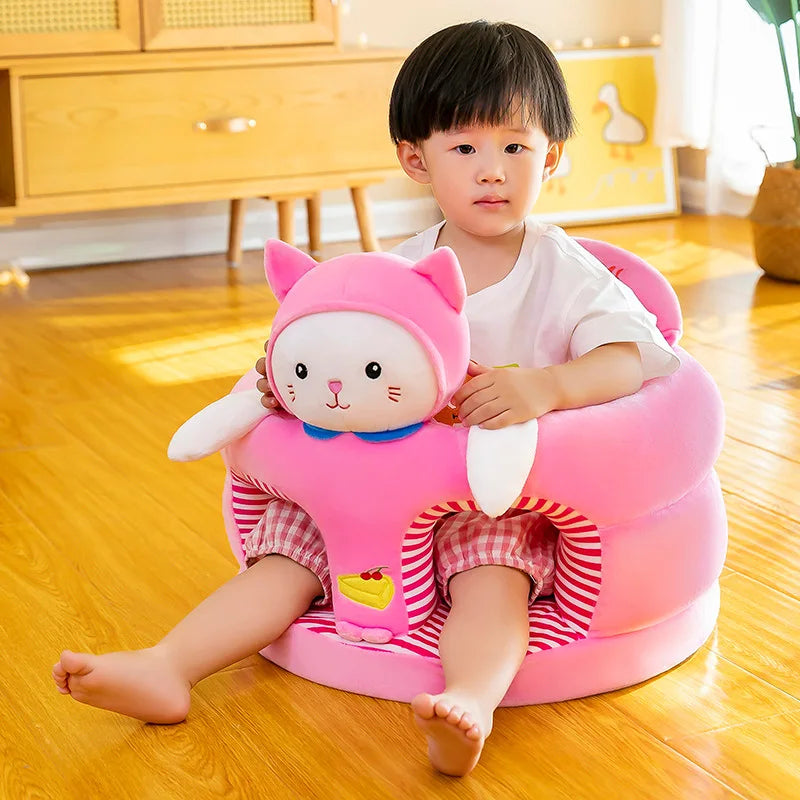 Baby Sofa Baby Seat Sofa Frame Cotton Feeding Chair Baby Seats Nest Puff Washable No Filler Cradle Sofa Chair