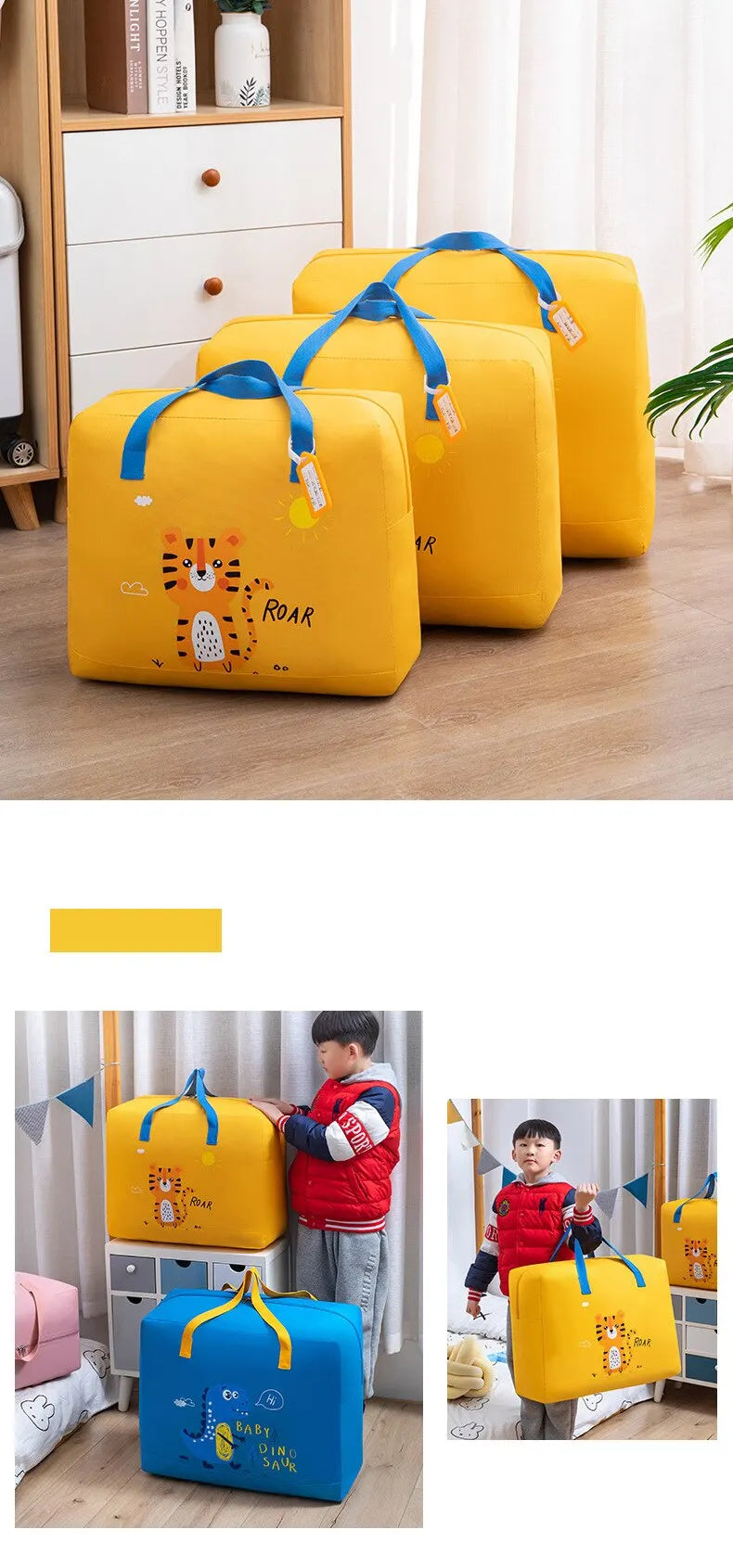 Pregnant Women's Large Capacity Childbirth Bag Quilt Storage Bag MovingBag Portable Diaper Free Baby Supplies Travel Bag