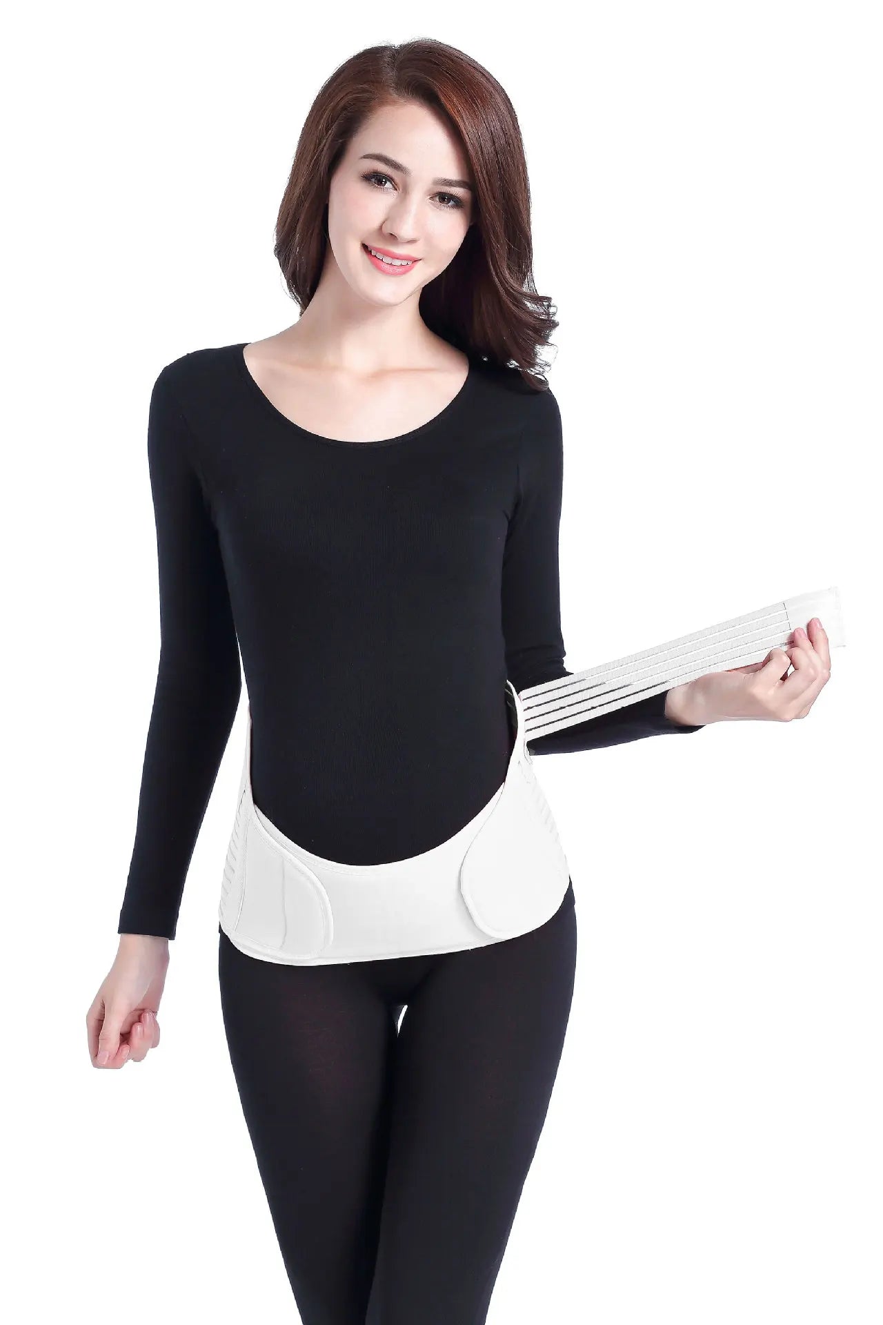 Pregnant Women Support Belly Band Back Supporting Abdominal Girdle   Belt Adjustable Waist Care Maternity Abdomen Brace