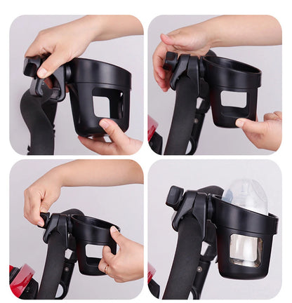 Cup Holder For Stroller Phone Holder Milk Bottle Support For Outing Anti-Slip Design Universal Pram Baby Stroller Accessories