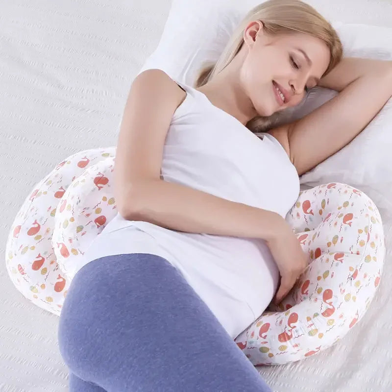 Cotton Waist Maternity Pillow For Pregnant Women Pregnancy Pillow U Full Body Pillows To Sleep Pregnancy Cushion Pad Products