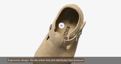 RUIZUSTOCK Fleece Elastic Clogs for Children,Baby Boys Girls Plush Slipper,Prewalker Winter Warm Soft Sole Casual Shoes