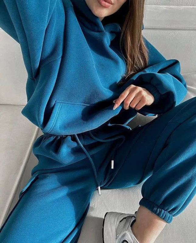 Hoodies And Pants Hoodies Set Clothes Women Two Pieces Sweatshirts trousers sets sets for women 2 pieces Woman clothing