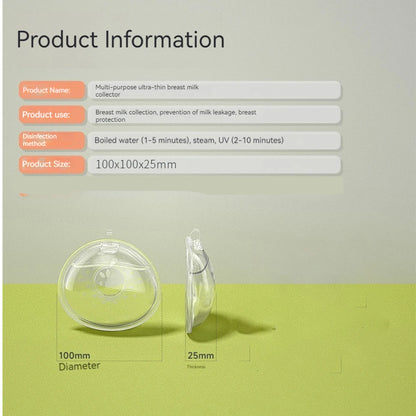 Tragbarer Milchauffangbehälter zum Stillen, manueller Muttermilchsammler, Silikon-Brustschalen-Milchauffangbehälter zum Auffangen von Muttermilch
