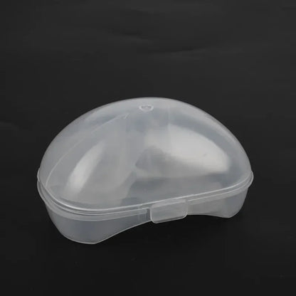 2Pcs Silicone Nipple Protectors Feeding Mothers Nipple Shields Protection Cover Breastfeeding With Clear Carrying Case