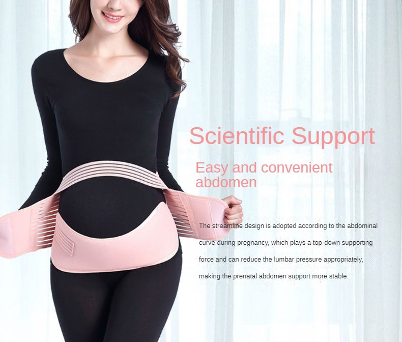 Pregnant Women Support Belly Band Back Supporting Abdominal Girdle   Belt Adjustable Waist Care Maternity Abdomen Brace