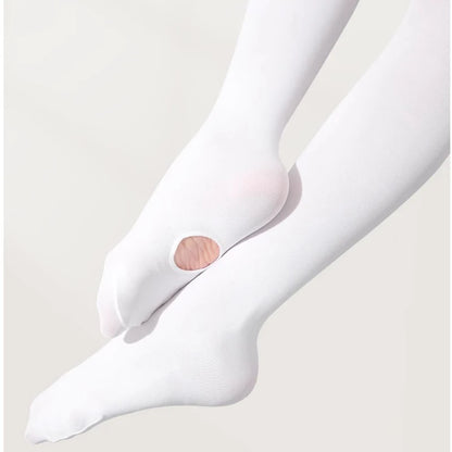 Spring Autumn Student Girl High elasticity Tight Lass Princess Professional Ballet Dance Stockings With Hole baby kids Pantyhose