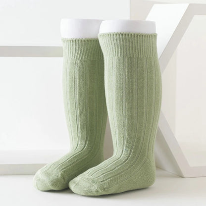 Mode Frühjahr Baumwolle Neugeborenen Socke Solide Candy Farbe Kinder Kleinkind Lange Socken Für Kinder Kinder Baby Mädchen Jungen Knie Hohe socken