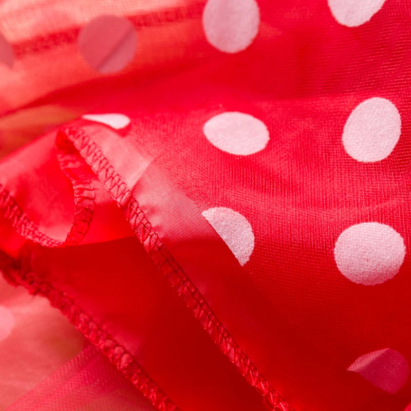 Mini Maus Baby Mädchen Kleider 2-6 Jahre Cosplay Prinzessin Kostüm für Mädchen Kinder Geburtstag Weihnachtsfeier Polka-Dot Kleider Kleidung