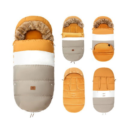 Winter Baby Stroller Footmuff 0-36 Months Windproof Warm Envelope For Universal Pram Outside Travel Baby Stroller Accessories