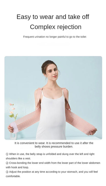 MOOZ Pregnant Women Support Belly Band Care for Pregnancy Breathable Adjustable Postpartum Girdle Pregnancy Products CDC018