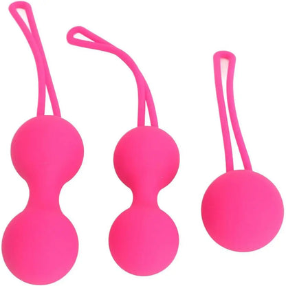 Pelvic Floor Strengthening Device Silicone Muscles Tightening Training Kit Massage Ball 3Pcs Pelvic Muscle Exerciser Pelvic