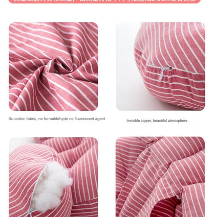 Multi-function U Shape Pregnant Women Sleeping Support Pillow Bamboo Fiber Cotton Side Sleepers Pregnancy Body Pillows For Mater