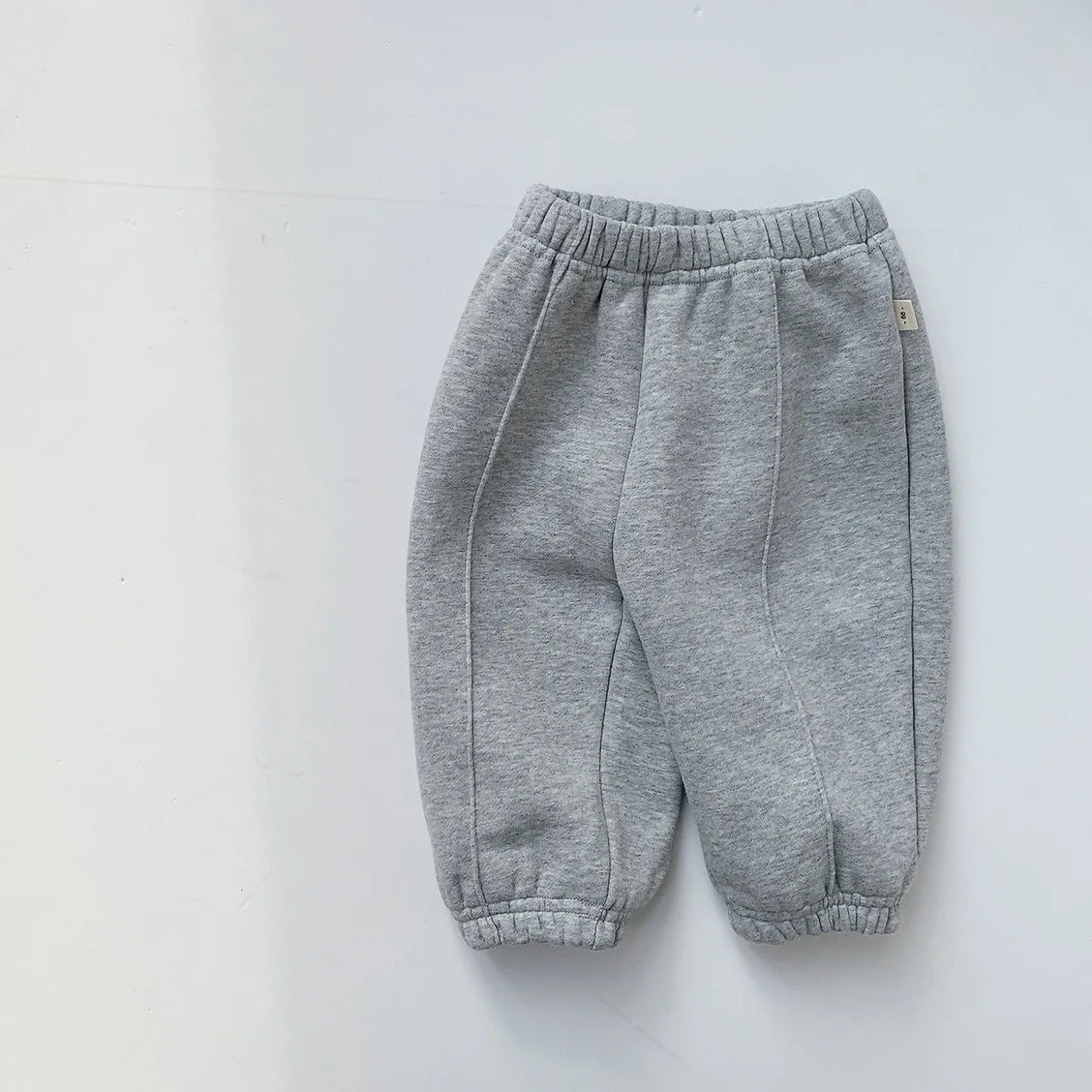 2024 Winter Neue Baby Warme Hosen Solide Infant Casual Hosen Plus Samt Dicken Kleinkind Jungen Mädchen Hosen Fleece Kinder Harem hosen