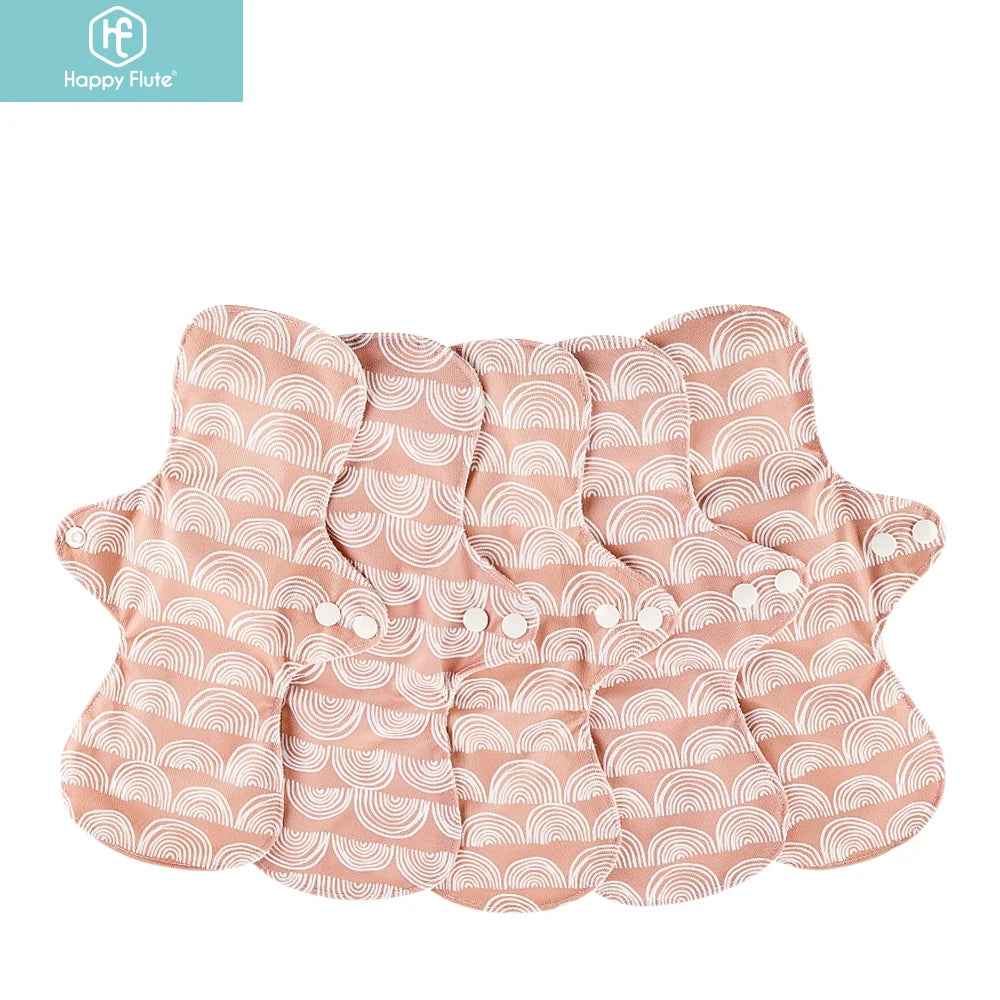 Happyflute 1PCS Reusable Bamboo Terry 300mm Washable Sanitary Liner Reusable Mum's Menstrual Pads