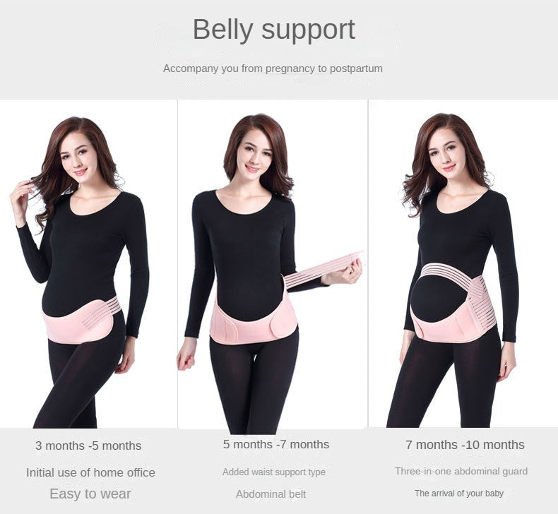 Pregnant Women Support Belly Band Back Supporting Abdominal Girdle   Belt Adjustable Waist Care Maternity Abdomen Brace