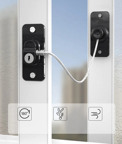 Home Window Lock Door Security Protection Password Key Baby Safety Cabinet Refrigerator Drawer Locks Child Kids Baby Care