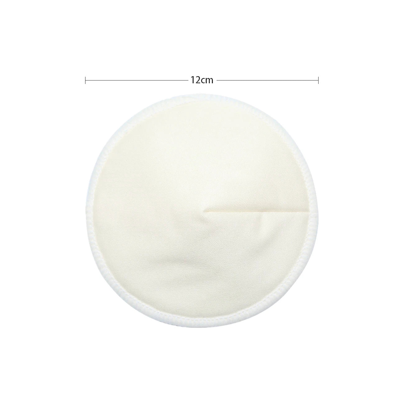 2 Pcs Organic Bamboo Viscose Nursing Breast Pads - Washable and Reusable Breastfeeding Pads