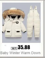 winter snow overalls baby wear clothing clothes snowsuit duck down jacket for kids girl coat Park infant overcoat boy jumpsuit