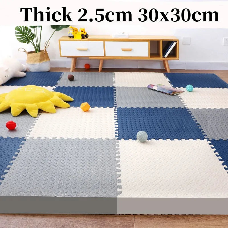 8PCS Tatame Gyms & Playmats Baby Floor Mat Floor Noise Tatamis for Babies Sound Deadening Mat Puzzle Mat Baby Play Gym Mat