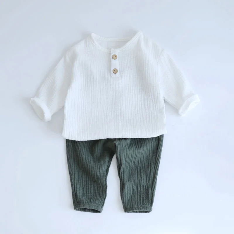 Infant Baby Junge Mädchen Kleidung Set Für Party Langarm Baby Shirts + Lose Hose Kleinkind Kinder Kleidung Frühling