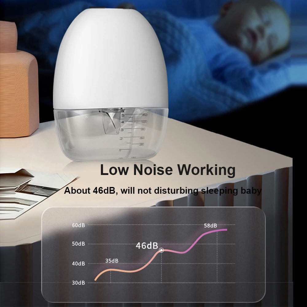 Tragbare Milchpumpe, freihändige, elektrische, tragbare Milchpumpen, BPA-freier Stillmilchsammler