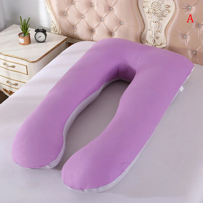 Washable Pillow Cover for Full Body Maternity Pregnancy U Shape Pillow