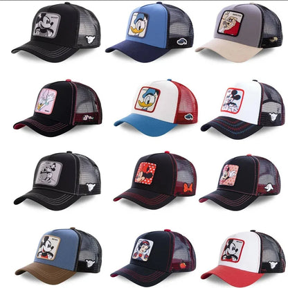 Disney Anime Kinder Hüte Mickey Maus Baby Hut Frühling Sommer Reise kinder Baseball Caps Junge Mädchen Hip Hop Hut Geschenk einstellbar