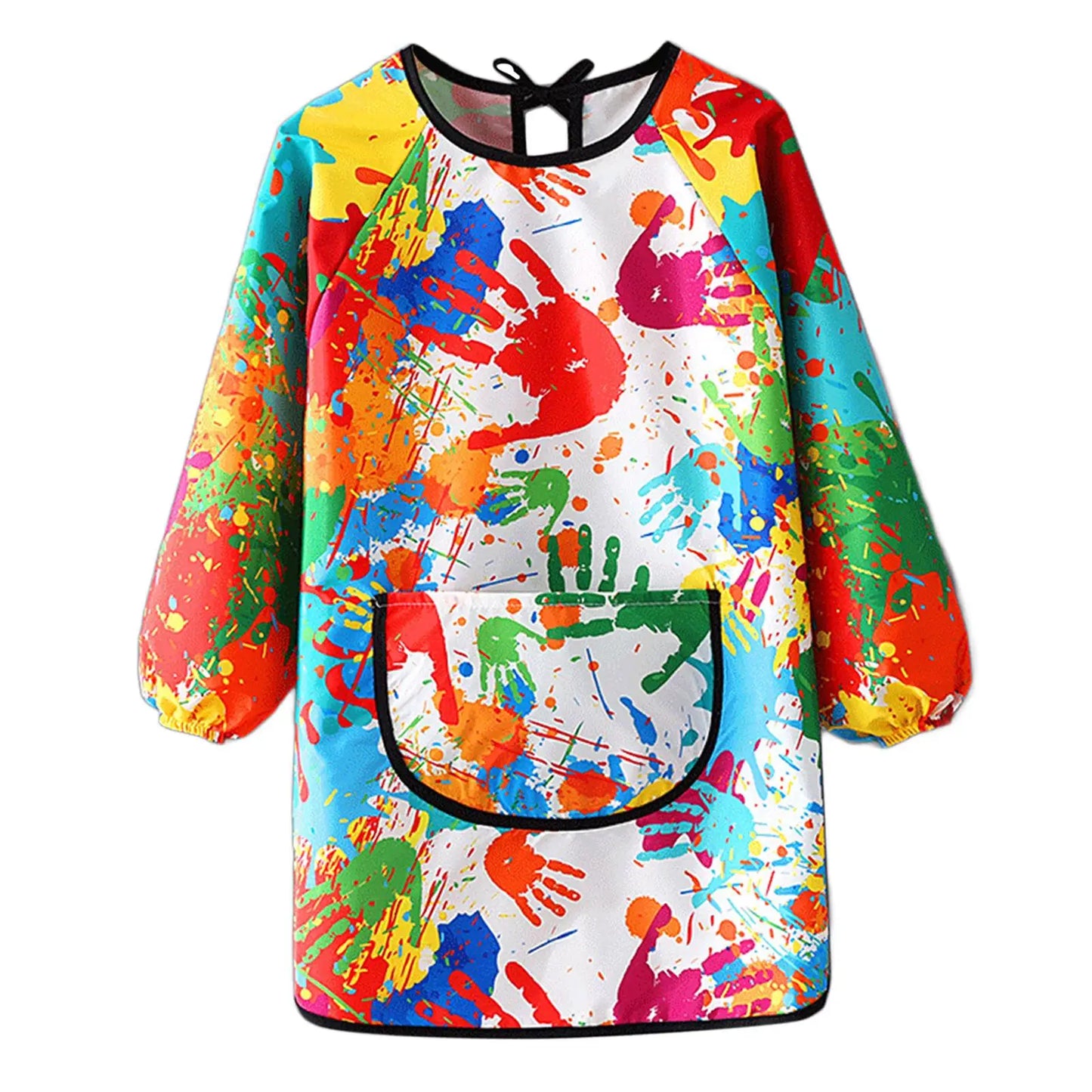 Kids Art Smock Kindergarten Soft with Pocket Practical Paint Apron Paint Smock