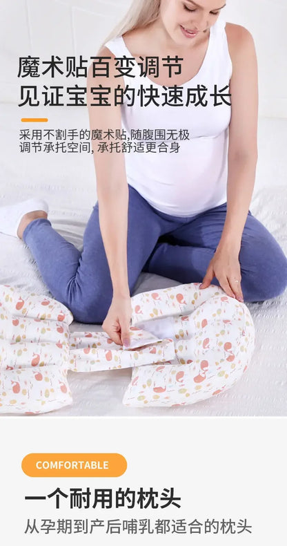 Cotton Waist Maternity Pillow For Pregnant Women Pregnancy Pillow U Full Body Pillows To Sleep Pregnancy Cushion Pad Products