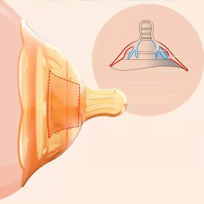 Silikon-Brustwarzenschutz, Still-Brustwarzenschild, Schutzabdeckung, Muttermilch-Silikon-Brustwarze mit Box