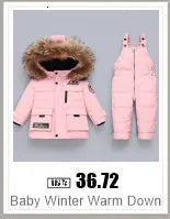 winter snow overalls baby wear clothing clothes snowsuit duck down jacket for kids girl coat Park infant overcoat boy jumpsuit