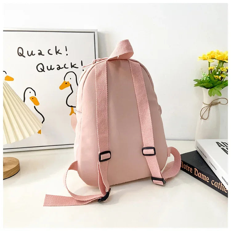 New Fashion Children School Bags Bunny Portable Backpacks Kids Travel Rucksacks Cute Boys and Girls School Book Backpack 20L