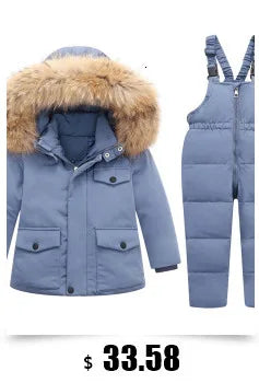 New born Warm Baby coat Winter Hooded Rompers Thick Jumpsuit Overalls Snowsuit Children Boys Clothing kids clothes DropShipping