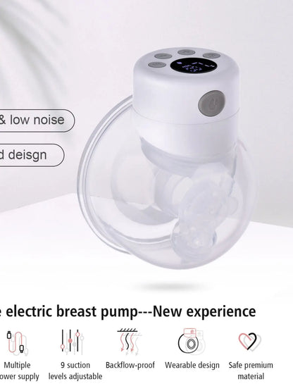 S12 Hands-Free Electric Breast Pump - Portable Wireless Milk Extractor