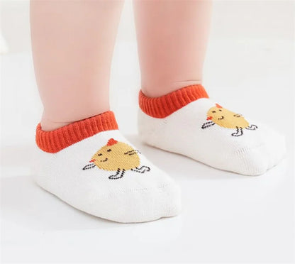 Lawadka Newborn Baby Boat Floor Socks For Girls Boys Summer Infant Girl Boy Toddler Anti-slip 0-4Y Children's Socks 4Pairs/set