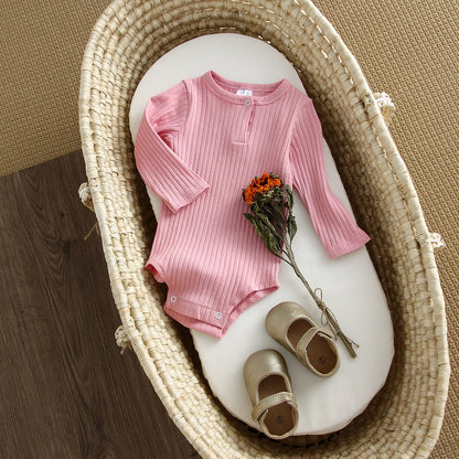 Fashion Baby Girl Rompers Newborn Baby Clothes Long Sleeves Knitted Girls One-Pieces Summer Baby Girl Outfit Jumpsuit For 0-2Y