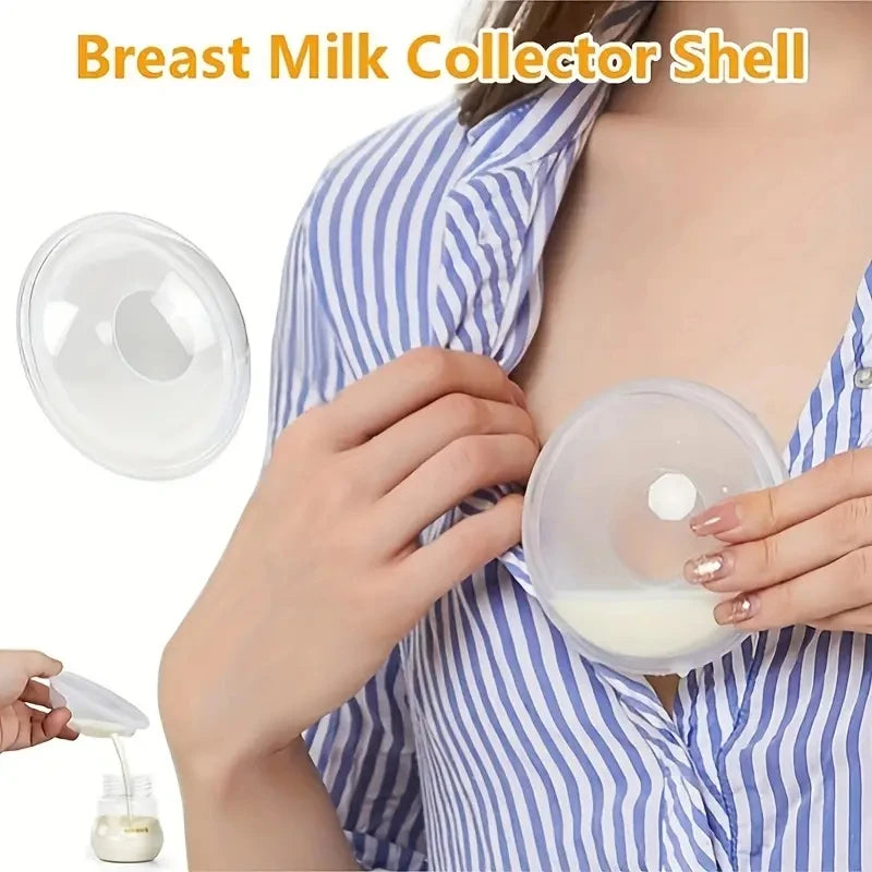 Wearable silicone breast milk collection case, convenient to use, avoiding awkward wet clothes during lactation,BPA FREE